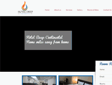 Tablet Screenshot of hoteldeepcontinental.com